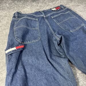 Vintage Tommy Hilfiger Y2K Carpenter Jeans Women Sz 15 x 31 Flare Leg